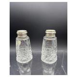 VINTAGE SALT AND PEPPER WITH MOTHER OF PEARL