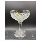 AMERICAN BRILLANT SHERBET GLASS