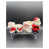 2 VINTAGE CERAMIC CANDY DISHES