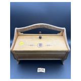 VINTAGE SMALL WOODEN SEWING BOX