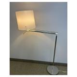 ARTICULATING CHROME FLOOR LAMP