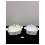 2 CORNING WARE DISHES