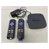 ROKU TV BOX WITH TWO REMOTE