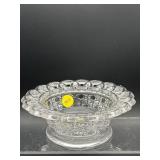VINTAGE CLEAR PRESSED CT GLASS BOWL