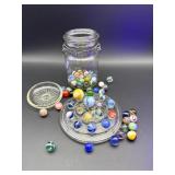 SELECTION OF VINTAGE MARBLES