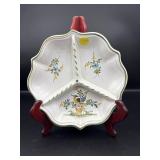 HAND PAINTED DIVIDED DISH
