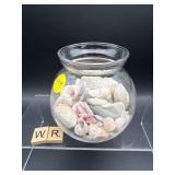 ROSE BOWL FILLED WITH SHELLS