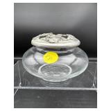 SEAGULL PEWTER COVERED DISH