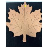 7 MAPLE LEAF SHAPED FELT PLACEMATS