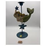 METAL MERMAID CANDLE HOLDER