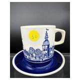 VINTAGE CUP AND SAUCER FROM NORWAY