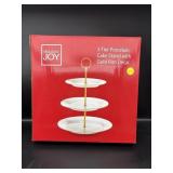 3 TIER PORCELAIN CAKE STAND