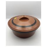LAPID T'OS ISRAEL POTTERY COVERED CASSEROLE