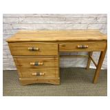 4 DRAWER MAPLE DESK