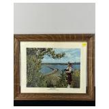 FRAMED PICTURE OF CANSO CAUSEWAY