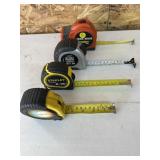 COLLECTION OF TAPE MEASURES