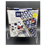 SET OF 10 TAPAS PLATES