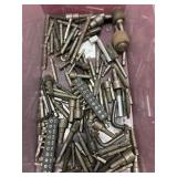 ASSORTED SCREW DRIVER AND SANDING DRUM BITS