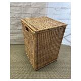 WICKER LAUNDRY BASKET