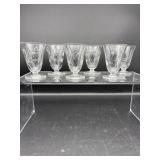 SET OF 6 VINTAGE SHOT GLASSES