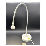 IKEA WHITE PUG-IN DESK LAMP