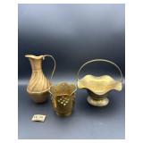 3 PIECES OF VINTAGE BRASS