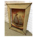 METAL 3-D SAILBOAT HANGING