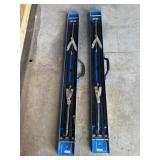 PAIR OF METAL FOLDING WORK HORSES
