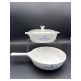 CORNINGWARE COVERED DISH AND PAN
