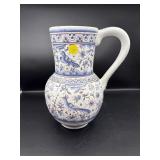 HAND PAINTED WATER PITCHER