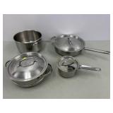 LAGOSTINA POT, FRY PAN AND STEAMER