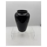 BLACK AMETHYST GLASS VASE