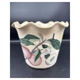 HAND PAINTED CERAMIC PLANTER
