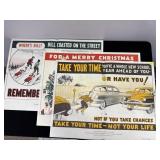 3 SAFETY POSTERS FROM PROVINCE OF NS