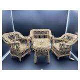 WICKER DOLL FURNITURE