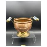 DOUBLE HANDLE COOPER PLANT POT