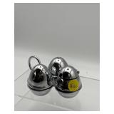 SILVER PLATE  SALT AND PEPPER SET