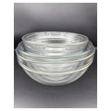ANCHOR HOCKING MIXING BOWLS