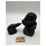 CAST INUIT STATUES