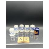6 PORCELAIN THIMBLES