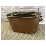 ANTIQUE COPPER AND BRASS BOILER