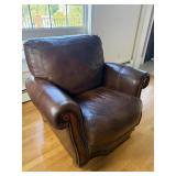 LEATHER ARM CHAIR