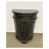 SMALL MODERN CURVED STORAGE CABINET