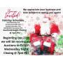 AUCTION SCHEDULE including New Day Starting 12/24