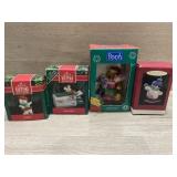 (4) VTG Christmas Ornaments