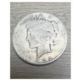 1922 P Peace Silver Dollar
