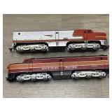 Santa Fe & Southern Pacific Train Engines