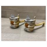 (2) Squirrel Themed Nut Crackers