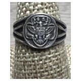 1930s Vintage OB Ostby Barton Girl Scouts Ring