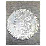 1881 P Morgan Silver Dollar